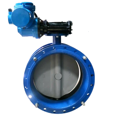 Elektrický přírubový škrticí ventil